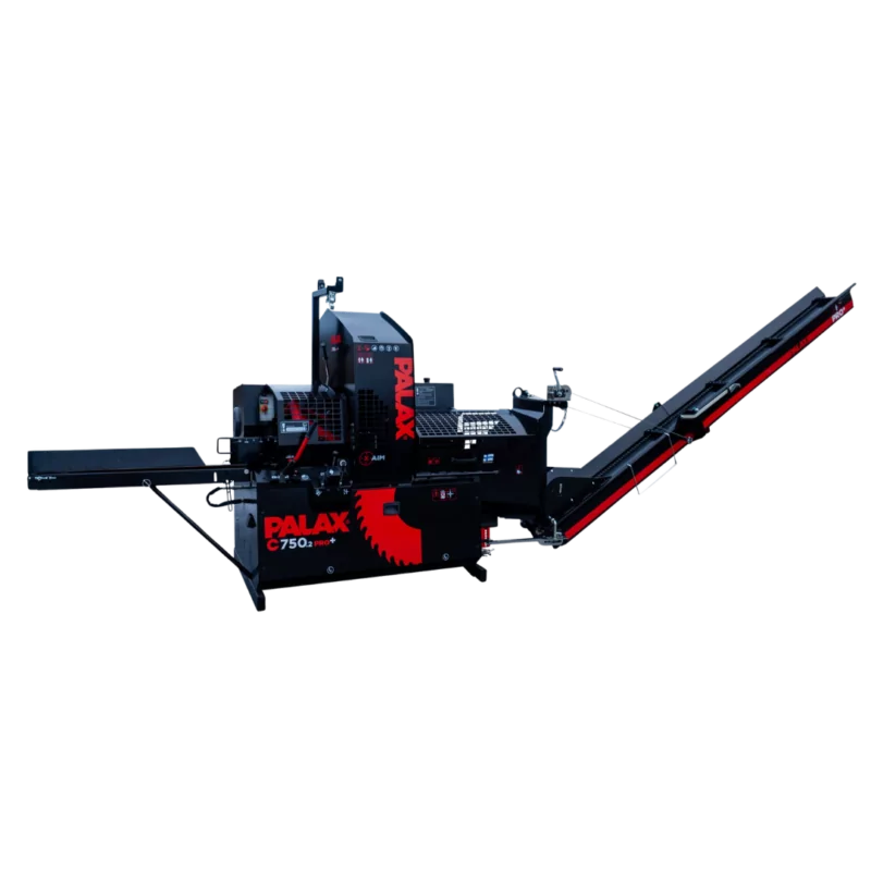 05 - COMBINE BOIS DE CHAUFFAGE PALAX C750 ERGO ET PRO SCIE CIRCULAIRE