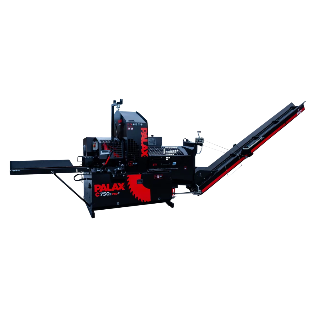 05 - COMBINE BOIS DE CHAUFFAGE PALAX C750 ERGO ET PRO SCIE CIRCULAIRE