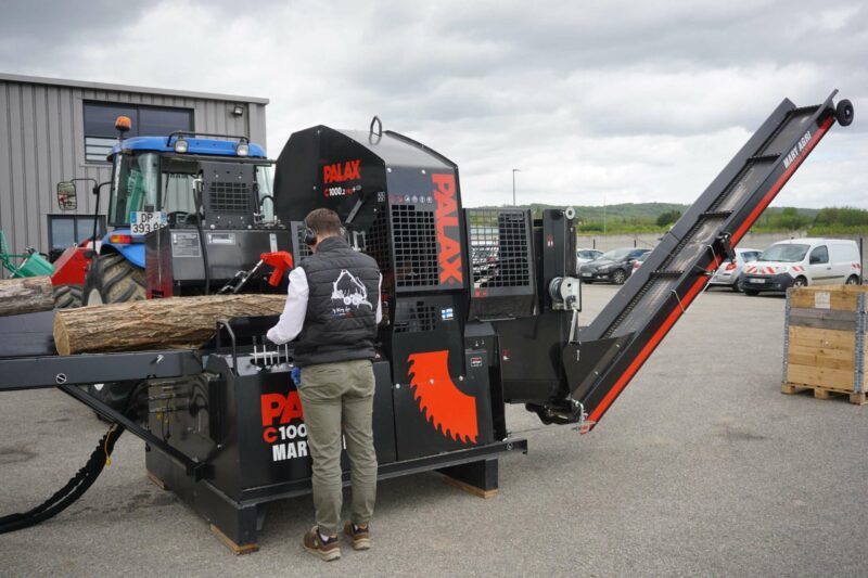 07 - COMBINE BOIS DE CHAUFFAGE PALAX C1000 PRO SCIE CIRCULAIRE – Image 2