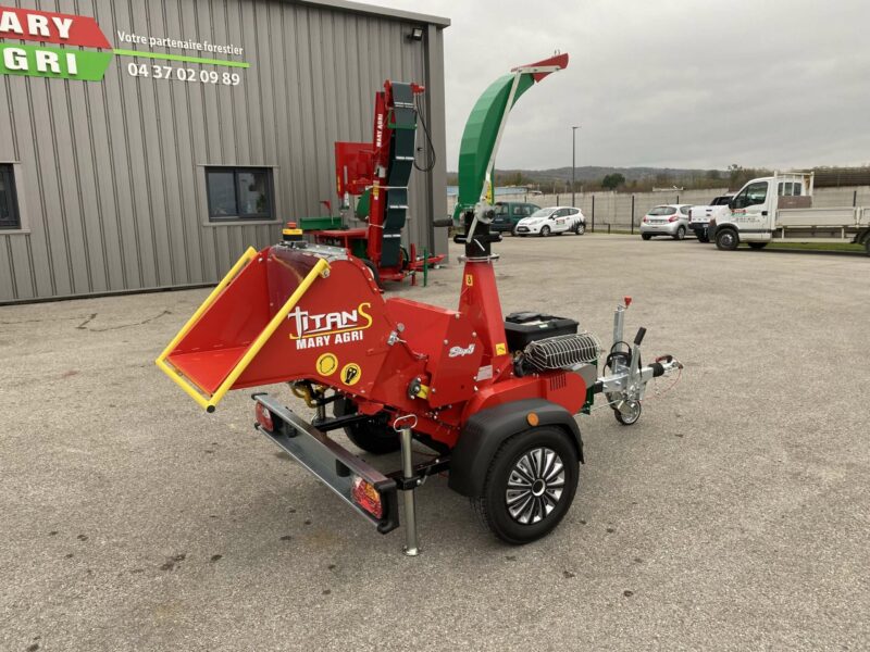 17 - BROYEUR DE VEGETAUX TITAN SUPER CHÂSSIS ROUTE 120MM – Image 5
