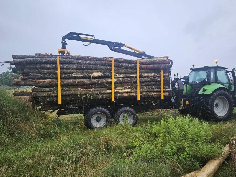 12 - REMORQUE FORESTIÈRE 18,3T A BERCES – Image 6