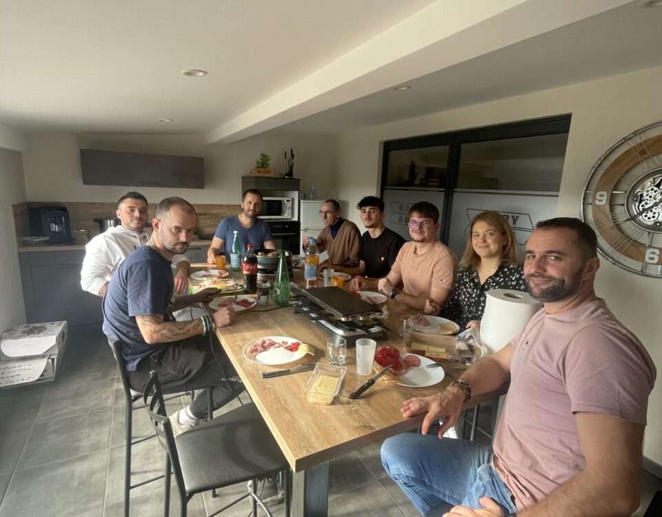 Vie de l'entreprise - raclette Mary agri - bien être au travail